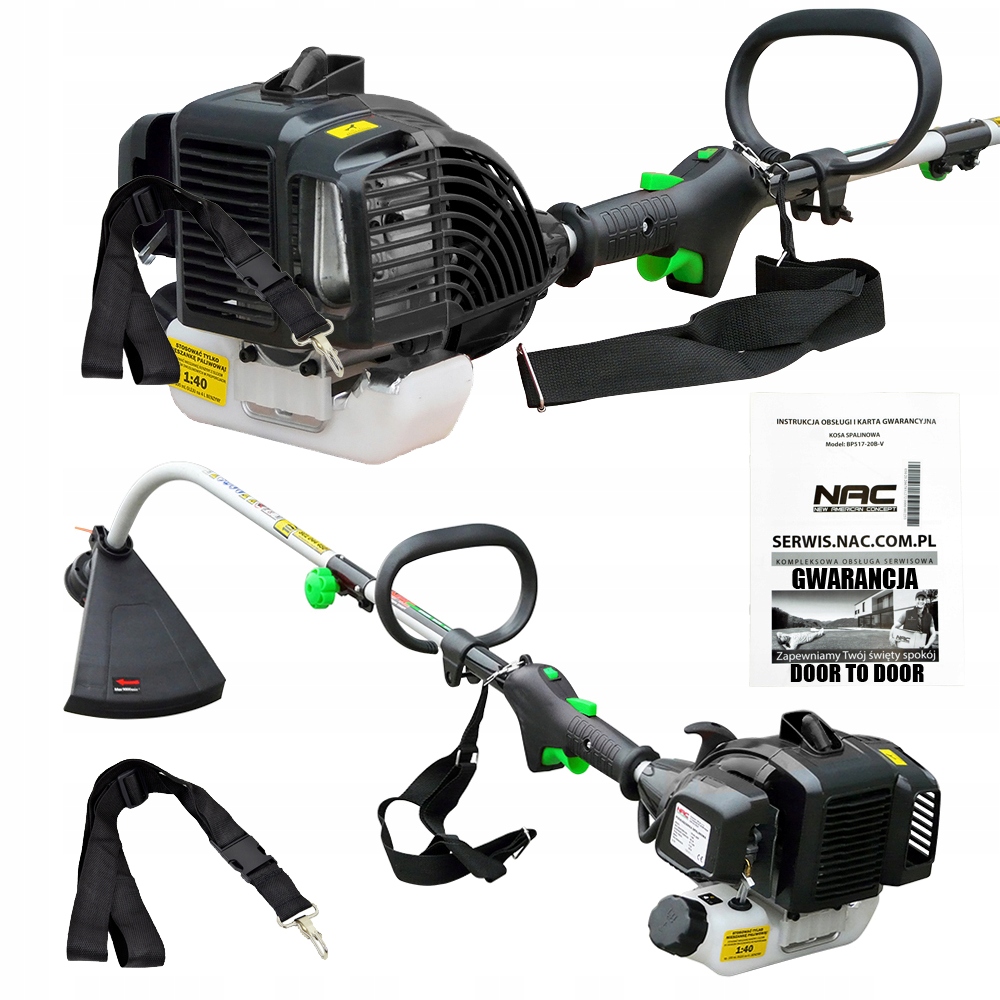 Benzínový vyžínač NAC 1,02 HP, 38 cm, delený, 5 kg
